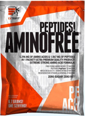 Extrifit AminoFree Peptides vzorek 6,7 g – broskyňa