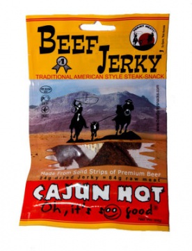 Jerky sušené mäso Beef  Cajum Hot 50g