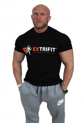 Extrifit Tričko čierne classic - XXL