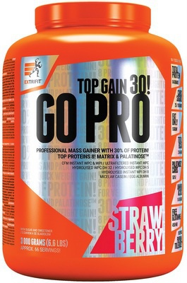 Extrifit Go Pro 30 3000g doza - vanilka