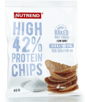 Nutrend High Protein Chips 40g - soľ