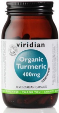 Viridian Turmeric 400mg Organic 90 kapsúl