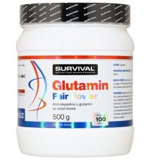 Survival Glutamin Fair Power 500 g VÝPREDAJ