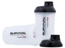 Survival Šejkr transparentní so zásobníkmi VÝPREDAJ
