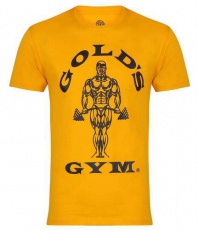 Gold's Gym Pánske tričko GGTS002 žluté