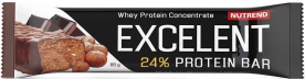 Nutrend Excelent Protein Bar 40 g - čokoláda s orieškami