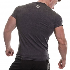 Gold's Gym Pánske tričko Vintage GGTS067 šedočierna - S