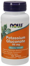 Now Foods Potassium Gluconate 99 mg 100 tabliet