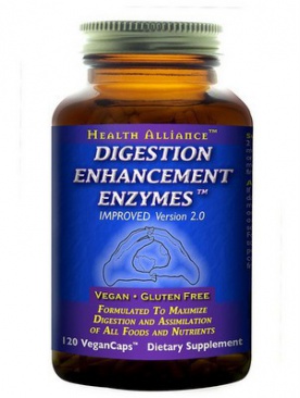 HealthForce Digestion Enhancement Enzymes (trávicí enzymy) 120 kapsúl