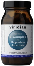 Viridian High Five B Complex with Magnesium Ascorbate 90 kapsúl