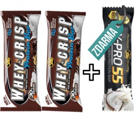 All Stars Whey-Crisp Protein Bar 50 g 2 + 1 Hy-Pro 55g ZADARMO