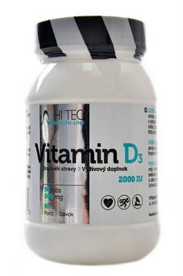 HiTec Nutrition Health Line Vitamin D3 2000 IU 90 tabliet VÝPREDAJ
