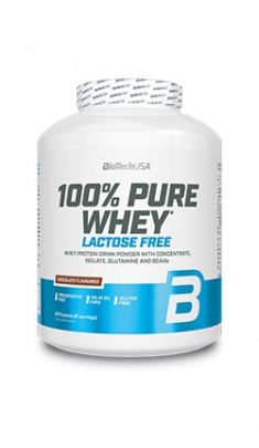 BioTechUSA 100% Pure Whey Lactose Free 2270 g - cookies&cream VÝPREDAJ
