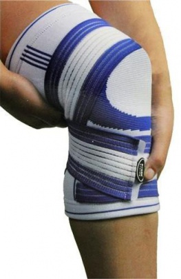 Power System Bandáž na koleno Knee Support Pro biela - L/XL