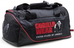 Gorilla Wear Športová taška Jerome Gym Bag Black/Red