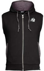 Gorilla Wear Pánska vesta Springfield S/L Zipped Hoodie Black - M