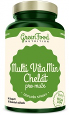 GreenFood Multi VitaMin Chelát Pro muže 90 kapsúl