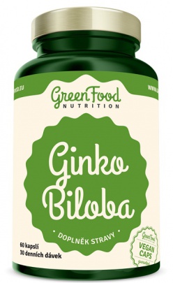 GreenFood Ginko Biloba 60 kapsúl