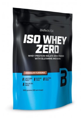 BioTechUSA Iso Whey Zero 500 g - lieskový orech