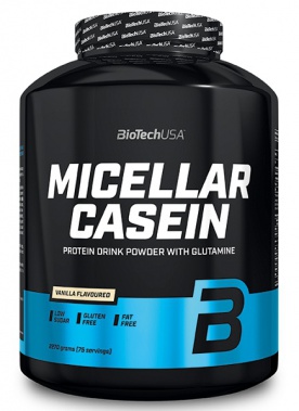 BiotechUSA Micellar Casein (Micelární kasein) 2270g - jahoda