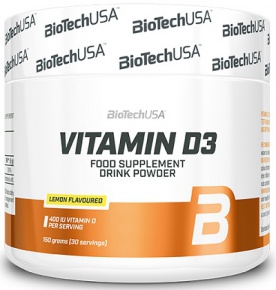 BiotechUSA Vitamin D3 150 g - citron