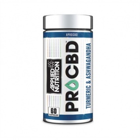 Applied Nutrition PRO CBD Kurkuma a Ašvaganda 60 kapsúl VÝPREDAJ