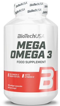 BioTechUSA Mega Omega 3 180 kapsúl