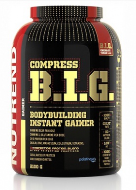 Nutrend Compress B.I.G. 2100g - jahoda EXPIROVANÉ DMT