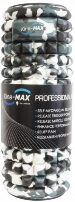 Kine-MAX Professional Massage Foam Roller Masážný valec - Čierna