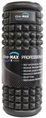 Kine-MAX Professional Massage Foam Roller Masážný valec - Čierna