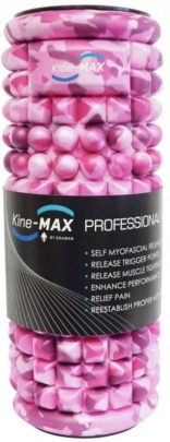 Kine-MAX Professional Massage Foam Roller Masážný valec - Čierna