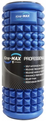 Kine-MAX Professional Massage Foam Roller Masážný valec - Čierna