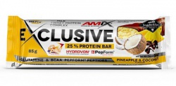 Amix Exclusive Protein Bar 85g - ananás/kokos PREŠLA DMT 3.2024