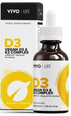 Vivo Life Vegan Vitamin D3 + K2 50ml