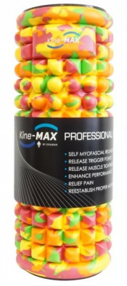 Kine-MAX Professional Massage Foam Roller Masážný valec - Čierna