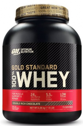 Optimum Nutrition 100% Whey Gold Standard 2270g - čokoláda/oriešok