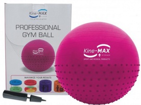 Kine-MAX Professional Gym Ball (gymnastická lopta 65 cm) - modrá