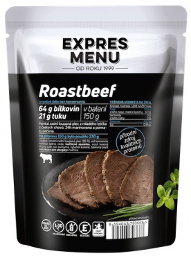 Expres menu Roastbeef 150 g + 1x vzorek bramboračka ZADARMO