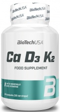 BiotechUSA Ca+D3+K2 90 kapsúl