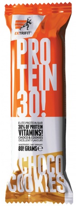 Extrifit Hydro Protein Bar 31% 80g - čokoláda/cookies