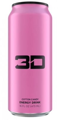 3D Energy drinks 473ml - BLUE