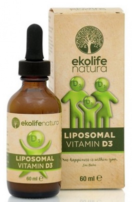 Ekolife Natura Liposomal Vitamín D3 60 ml VÝPREDAJ 12.2024