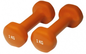 Yate činky neoprenové - modrá 2x3 kg