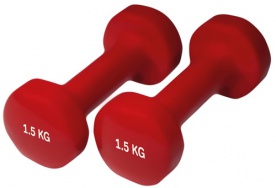 Yate činky neoprenové - čierna 2x5 kg
