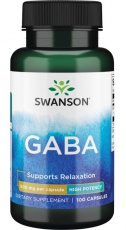 Swanson Gaba 500 mg 100 kapsúl