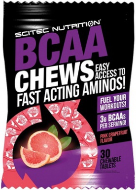 Scitec BCAA Chews 30 tabliet - grapefruit EXPIROVANÉ DMT