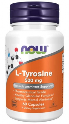 Now Foods L-Tyrosine 500 mg 120 kapsúl