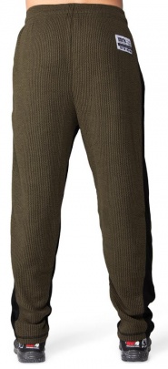 Gorilla Wear Pánske tepláky Augustine Old School Pants Army Green - L/XL