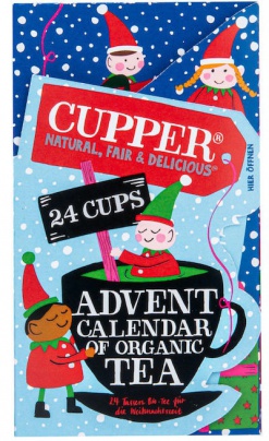 Bio Cupper Čaj Adventní kalendár 24ks 48g