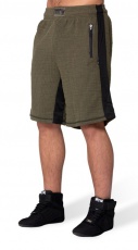 Gorilla Wear Pánske šortky Augustine Old School Shorts Army Green